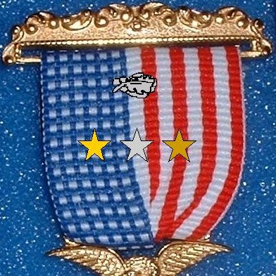 GAF Medal with Commander's Citation and 16 Stars of Merit
